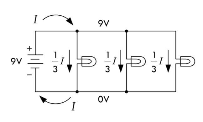 Parallel circuit schematic